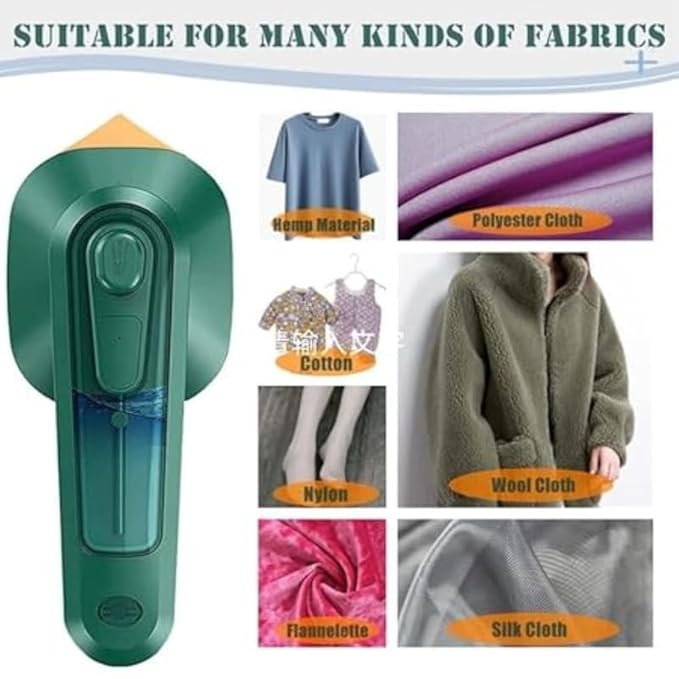 Micro Portable Steam Iron for Clothes – Mini Iron Box & Garment Steamer with Dry and Wet Ironing, Quick Heat-Up Small Iron Machine for Travel, Home & Office