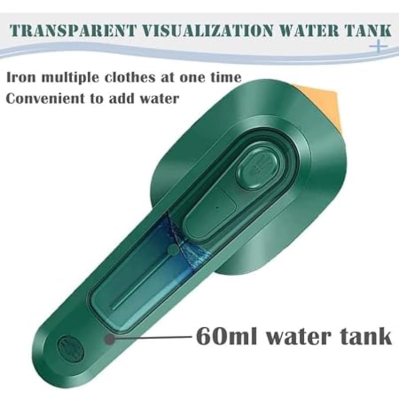 Micro Portable Steam Iron for Clothes – Mini Iron Box & Garment Steamer with Dry and Wet Ironing, Quick Heat-Up Small Iron Machine for Travel, Home & Office