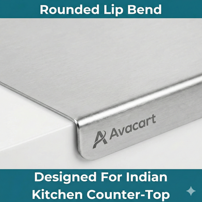 Avacart™ – Premium Hygienic Stainless Steel Chopping Board