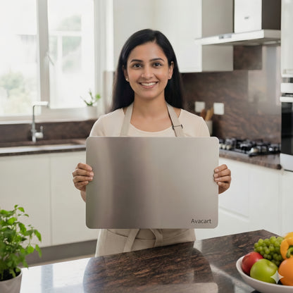 Avacart™ – Premium Hygienic Stainless Steel Chopping Board