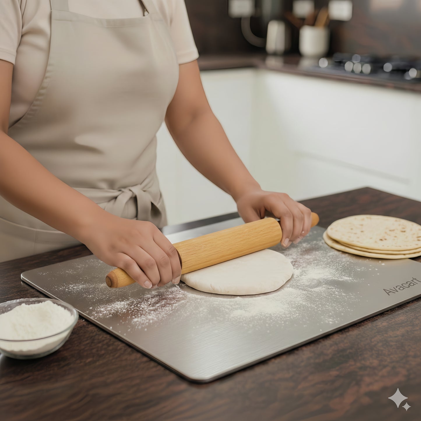 Avacart™ – Premium Hygienic Stainless Steel Chopping Board